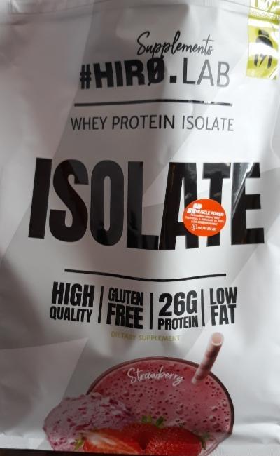 Фото - whey protein isolate strawberry Hiro.Lab