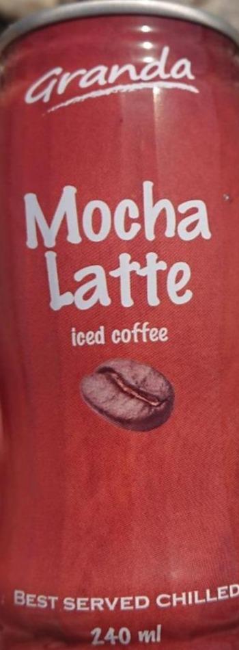 Фото - Напій молочний кавовий Mocha Latte iced coffee Granda