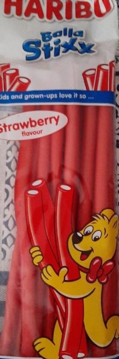 Фото - Цукерки Balla Stixx Полуниця Haribo