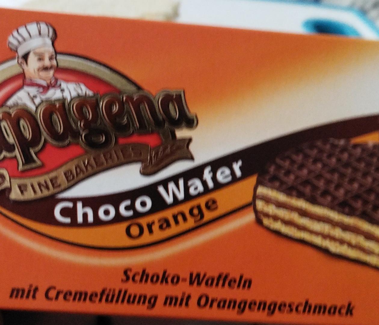 Фото - Chocolate wafers with hazelnut flavoured cream filling Papagena