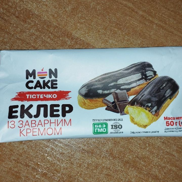 Фото - Тістечко із заварним кремом Еклер Mon Cake