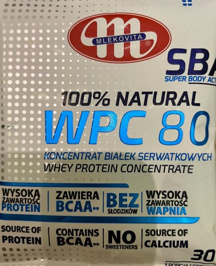 Фото - Концентрат сироваткового протеїну Super Body Active WPC 80 Mlekovita