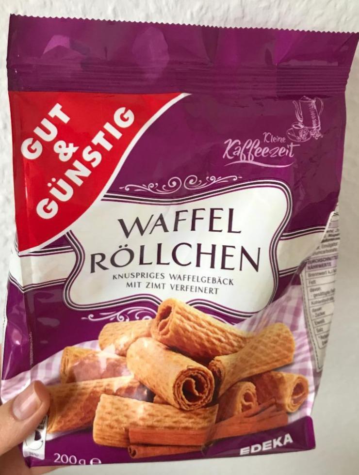 Фото - Трубочки вафельні Röllchen Gut&Günstig