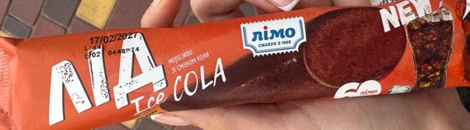 Фото - Морозиво 0% лід зі смаком коли Ice cola Лімо