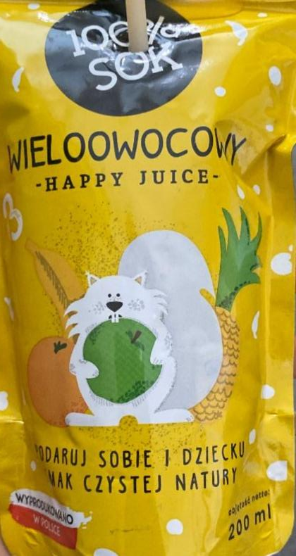 Фото - Сік 100% фруктовий пастеризований Happy juice