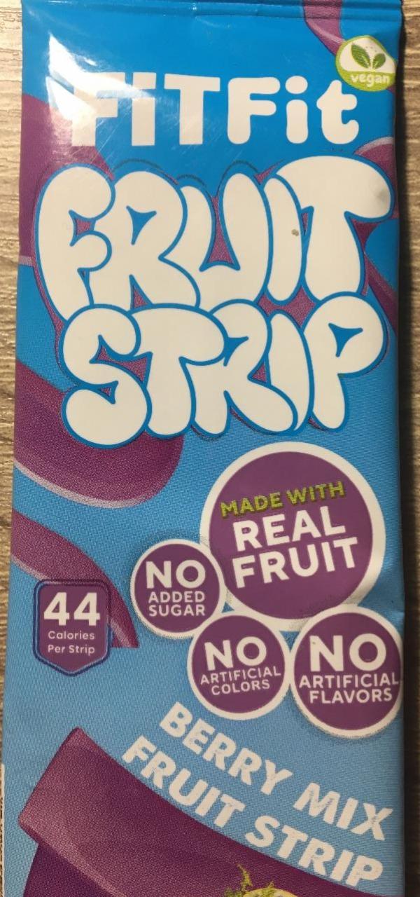 Фото - Fit Fit Fruit strip berry mix Vegan