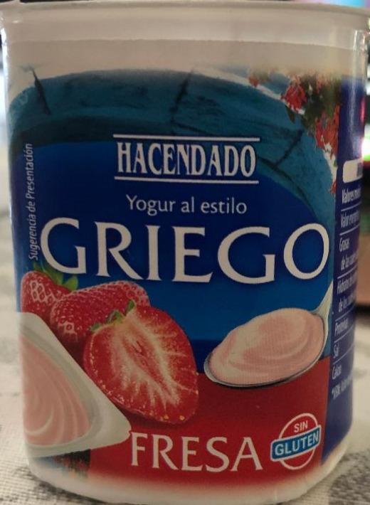 Фото - Йогурт полуничний Griego Hacendado