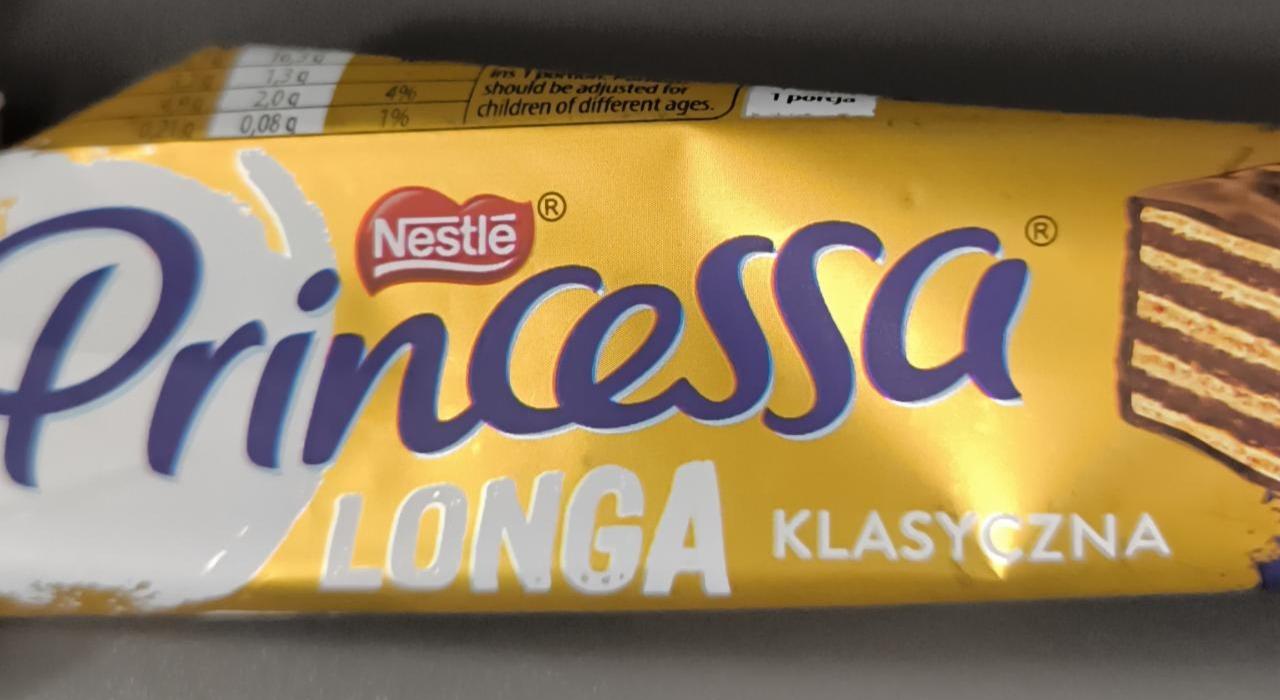 Фото - Вафля шоколадна Princessa Longa Klasyczna Nestlé
