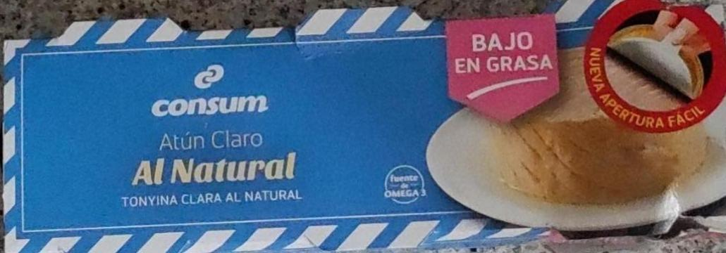 Фото - Тунець Claro натуральний Consum