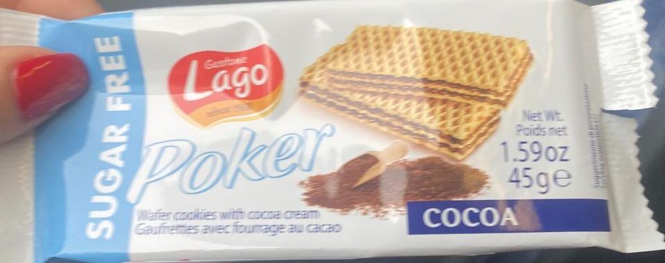 Фото - Waffle poker display cacao cream sugar free Gastone Lago