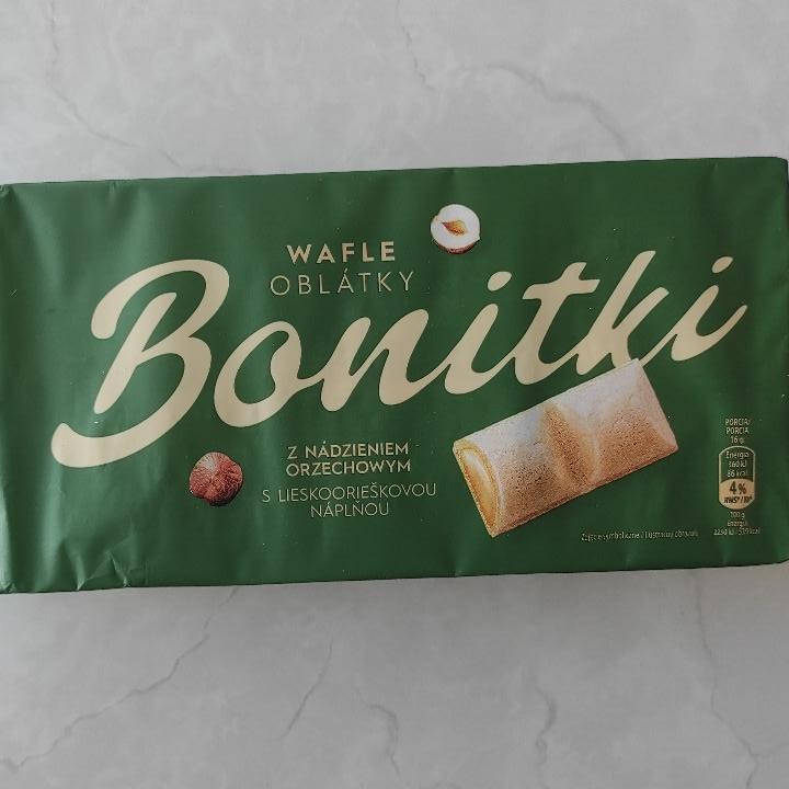 Фото - Wafle oblatky z nadzieniem orzechowym s lieskoorieskovou naplnou Bonitki