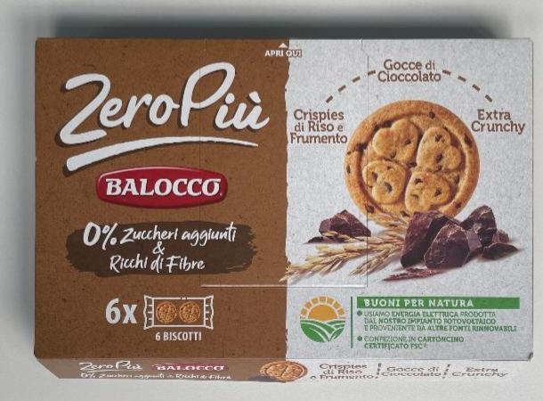 Фото - Печиво рисово-шоколадне без цукру Balocco