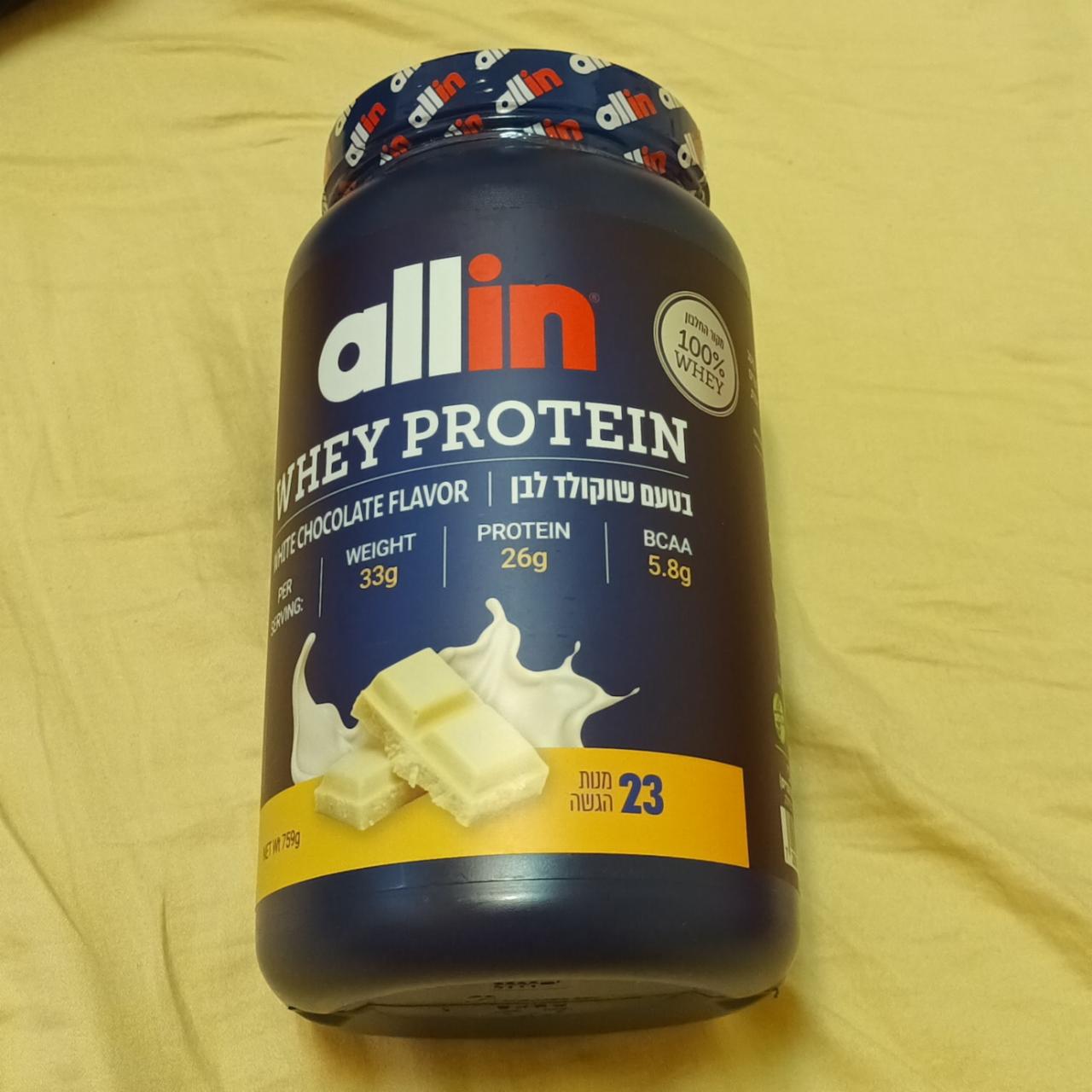 Фото - Протеїн Whey Protein White Chocolate Flavour AllIn