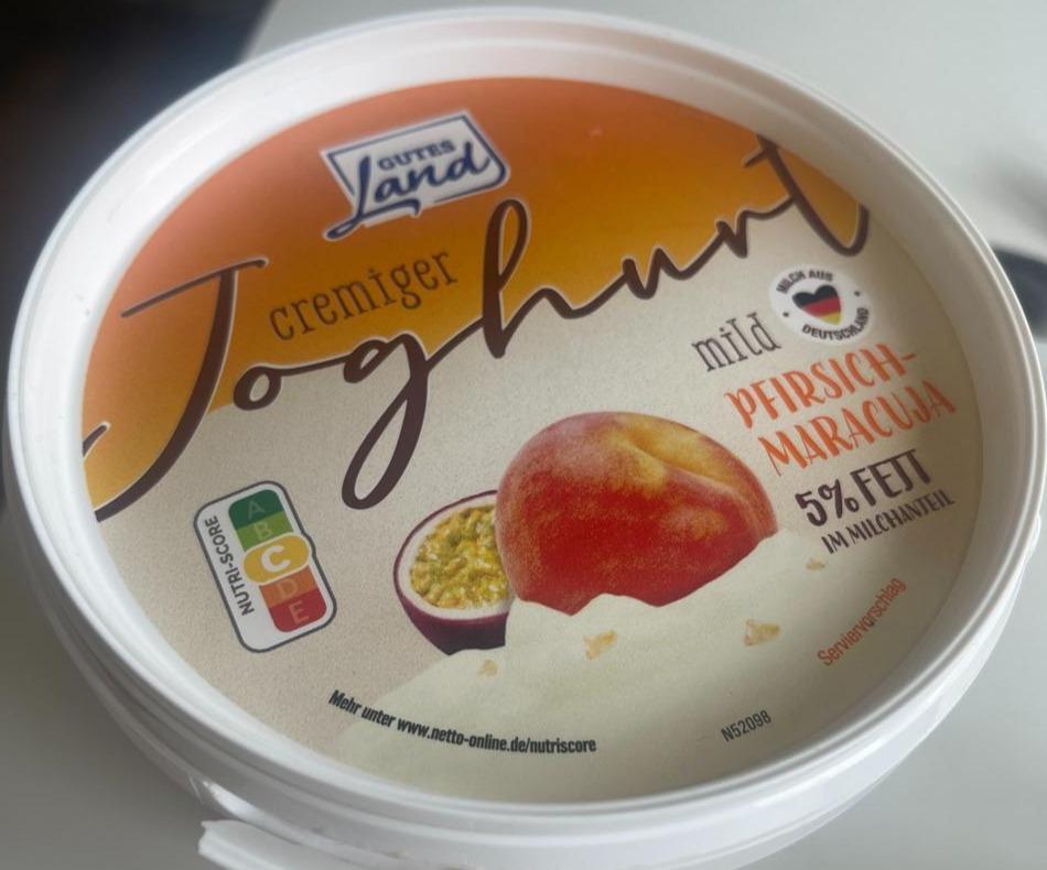 Фото - Joghurt mild Pfirsich-Maracuja Gutes Land