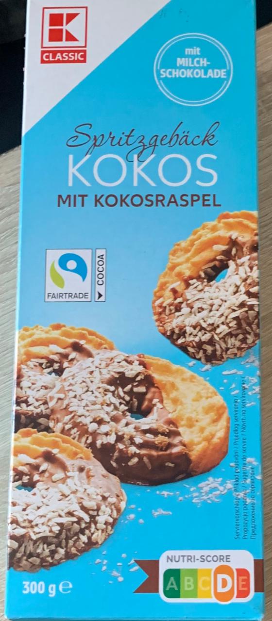 Фото - Печиво в шоколаді з кокосовою стружкою Kaufland K-Classic