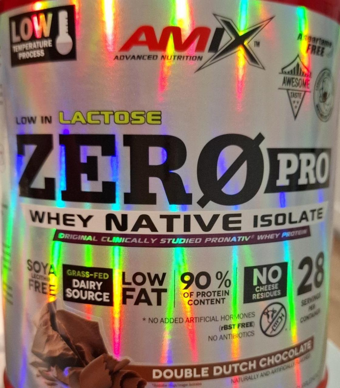 Фото - Zero pro whey native isolate Amix advanced nutrition