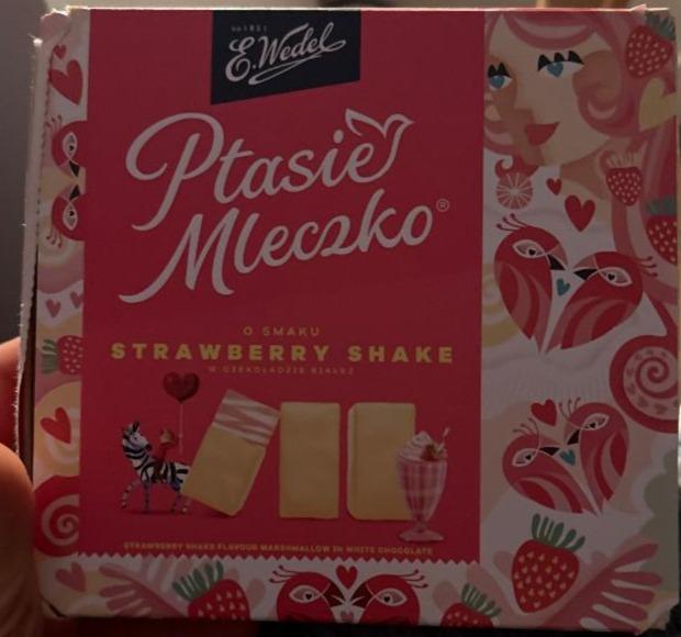 Фото - Ptasie Mleczko o smaku Strawberry Shake E.Wedel