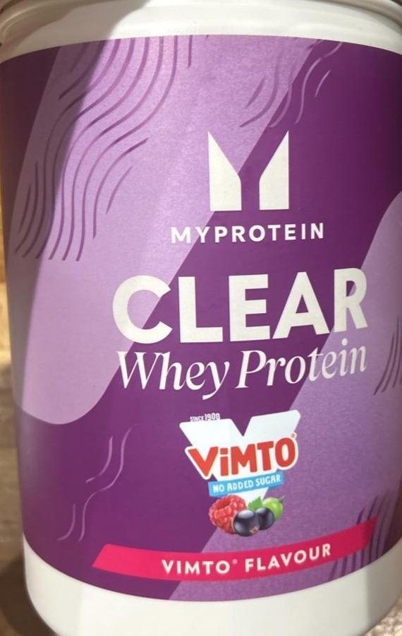 Фото - Протеїн Clear Whey Protein Vimto Flavour MyProtein