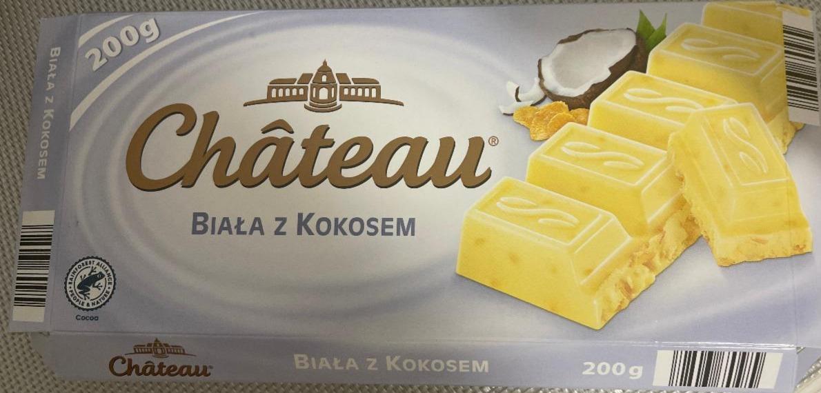 Фото - Шоколад білий з кокосом Chateau