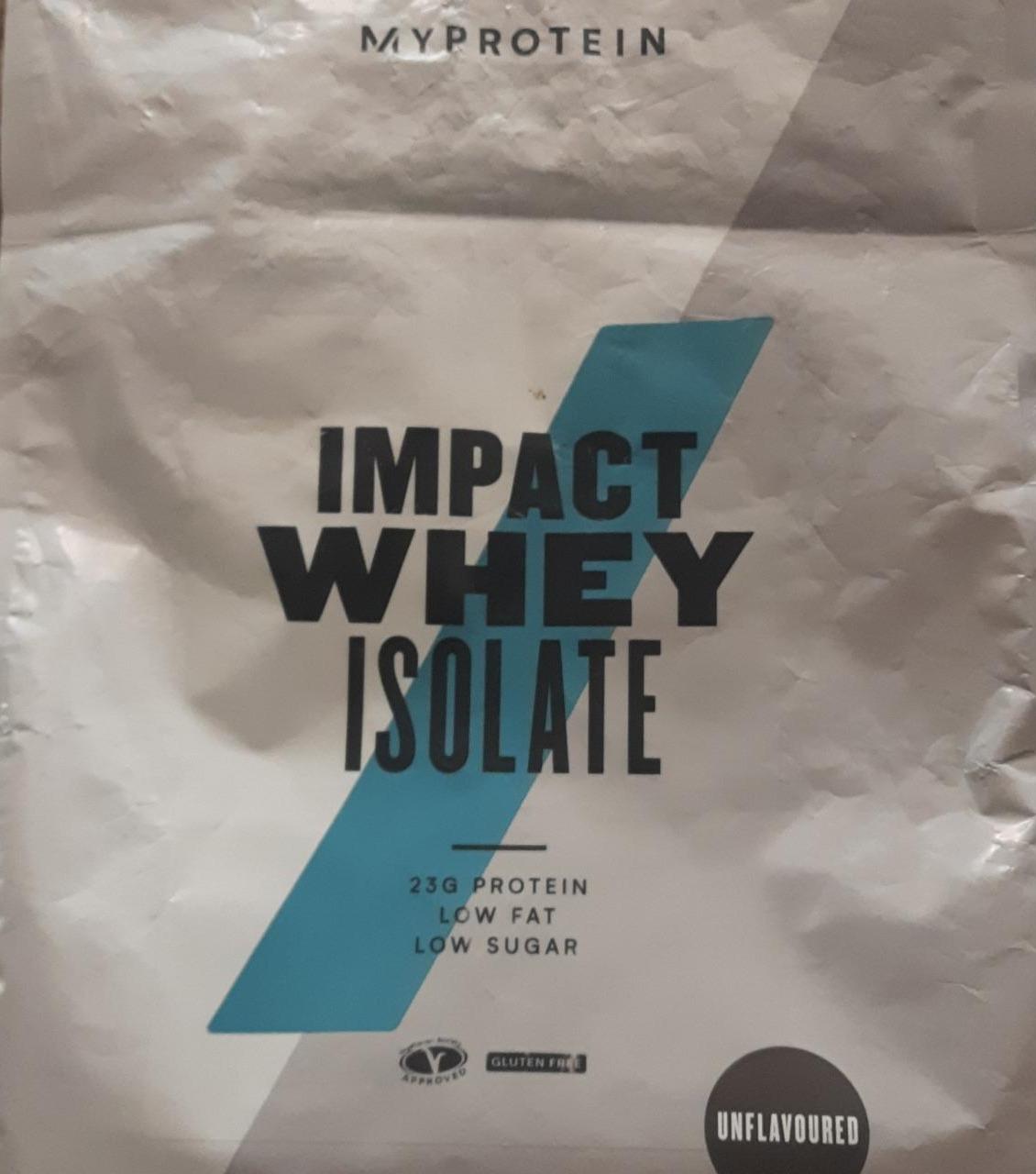 Фото - Impact Whey isolate Myprotein