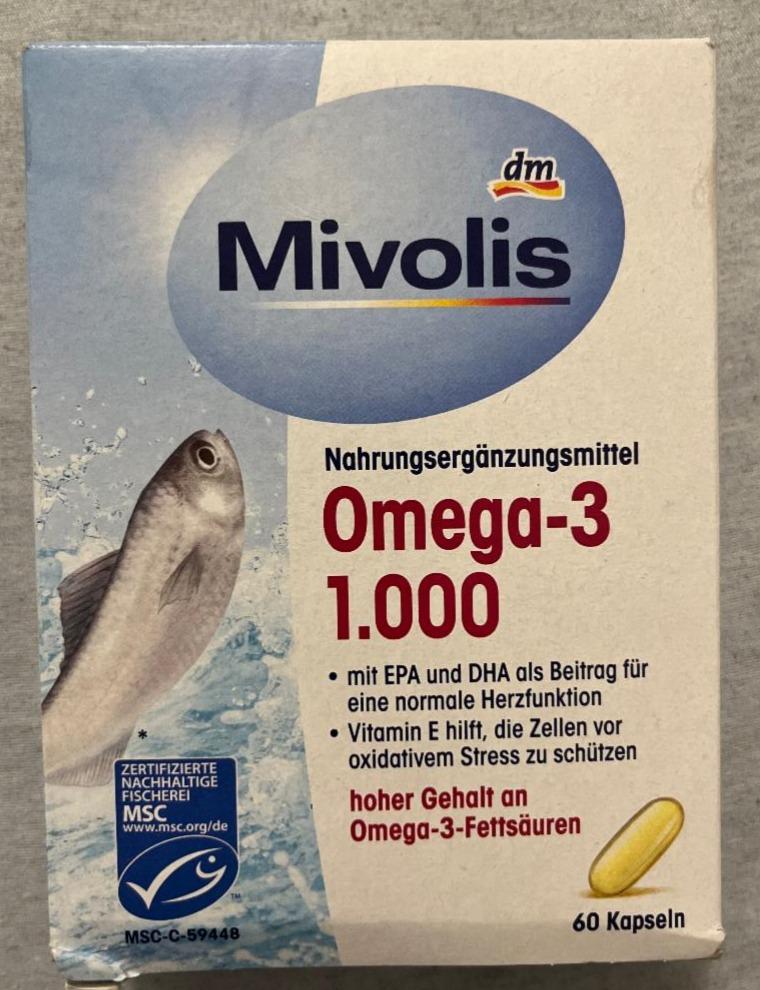 Фото - Біологічна активна добавка Mivolis Omega - 3 1000mg
