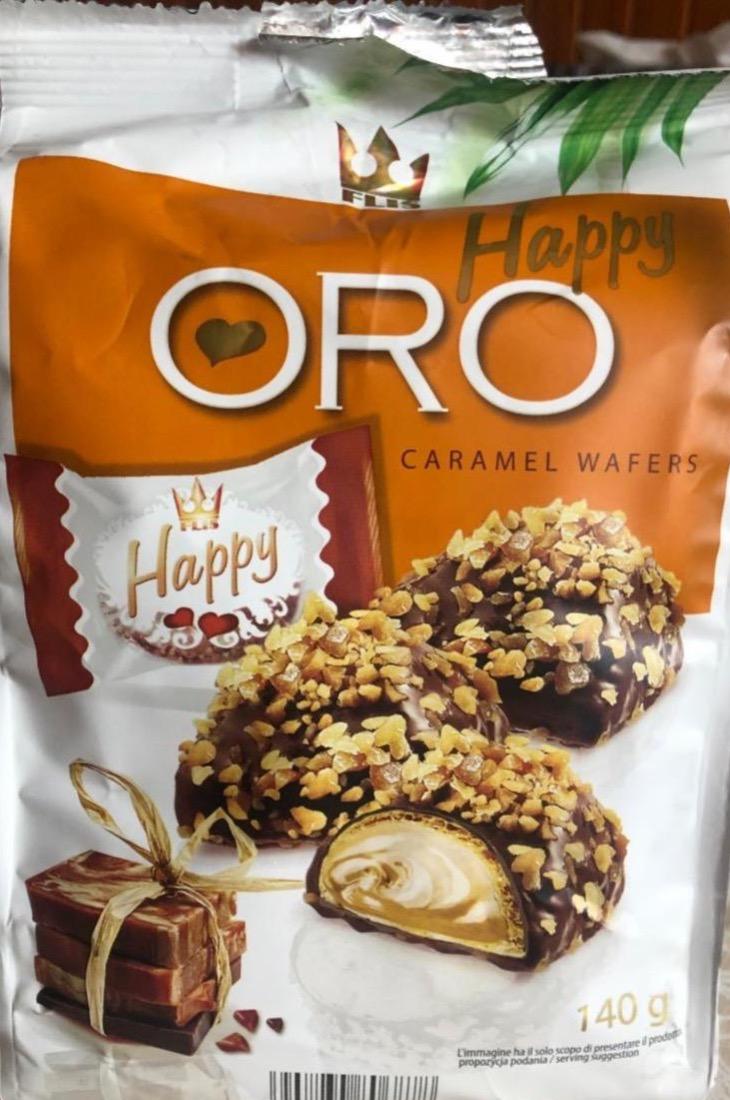 Фото - Карамельні вафлі Happy Oro