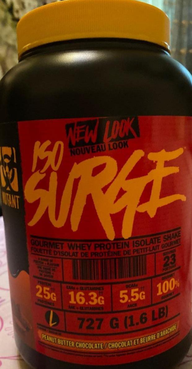 Фото - Шоколад з арахісовою олією Iso Surge Mutant