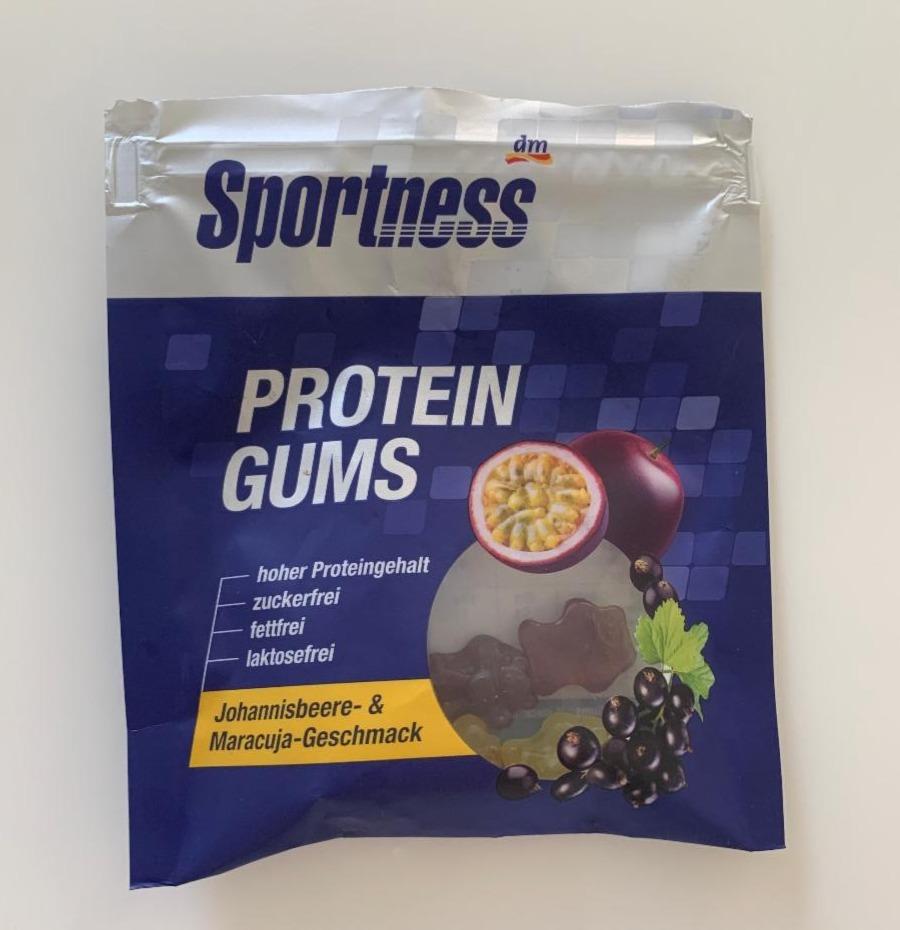 Фото - Протеїновий мармелад Protein Gums зі смаком маракуї та смородини Sportness
