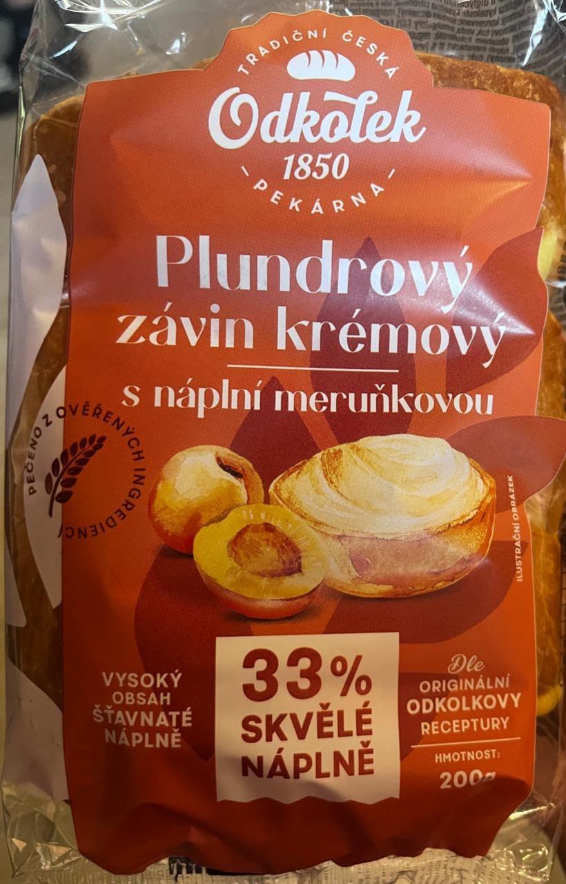 Фото - Plundrový závin krémový s náplní meruňkovou Odkolek