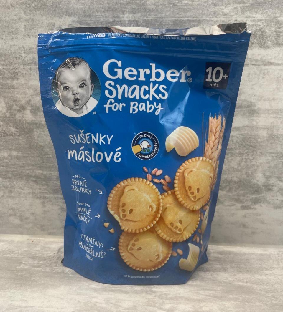 Фото - Snacks máslové sušenky Gerber
