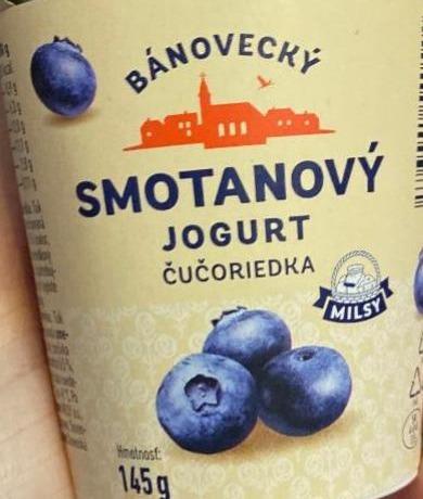 Фото - Smotanovy jogurt cucoriedka Milsy