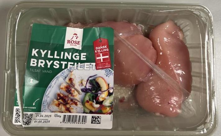 Фото - Kyllinge brystfilet tilsat vand Rose
