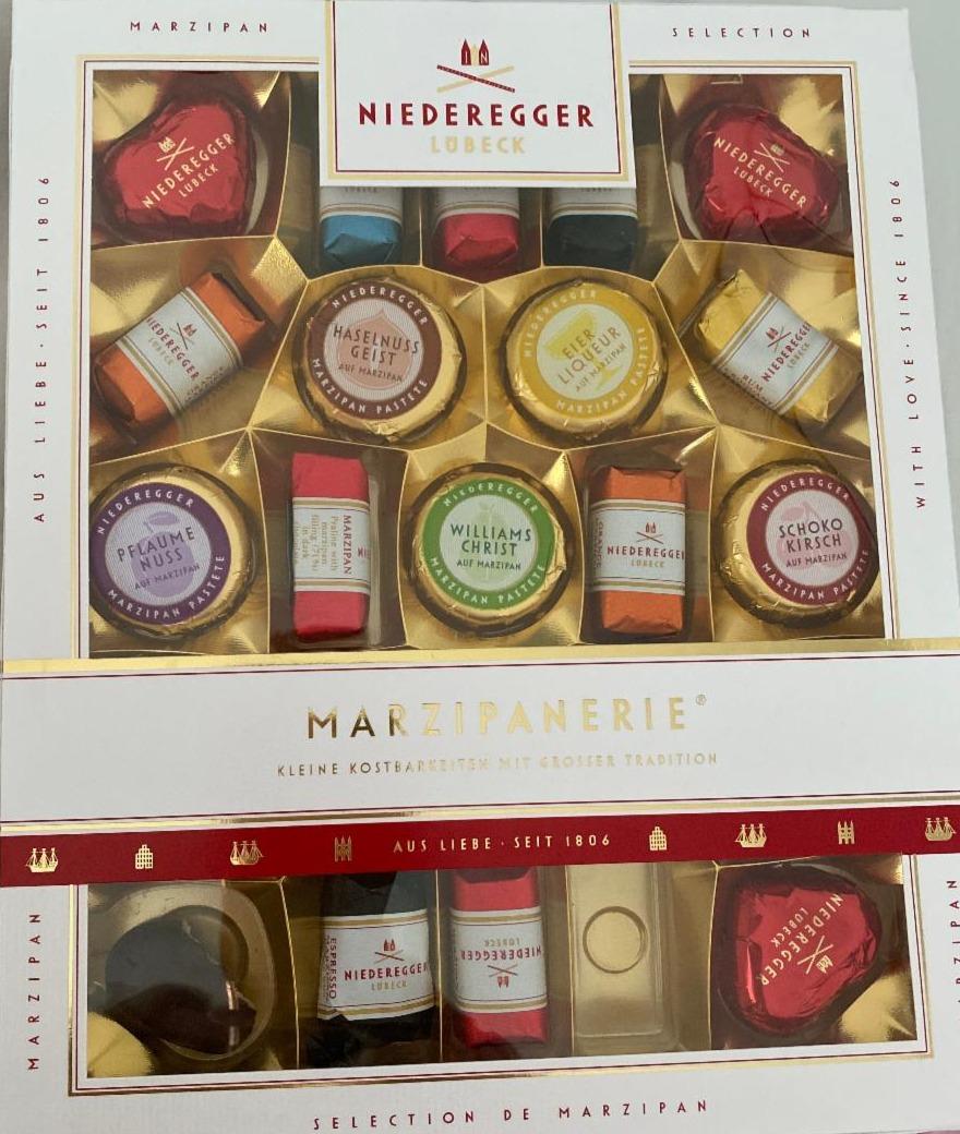 Фото - Marzipanpralinen gemischt in Geschenkverpackung Niederegger Lübeck