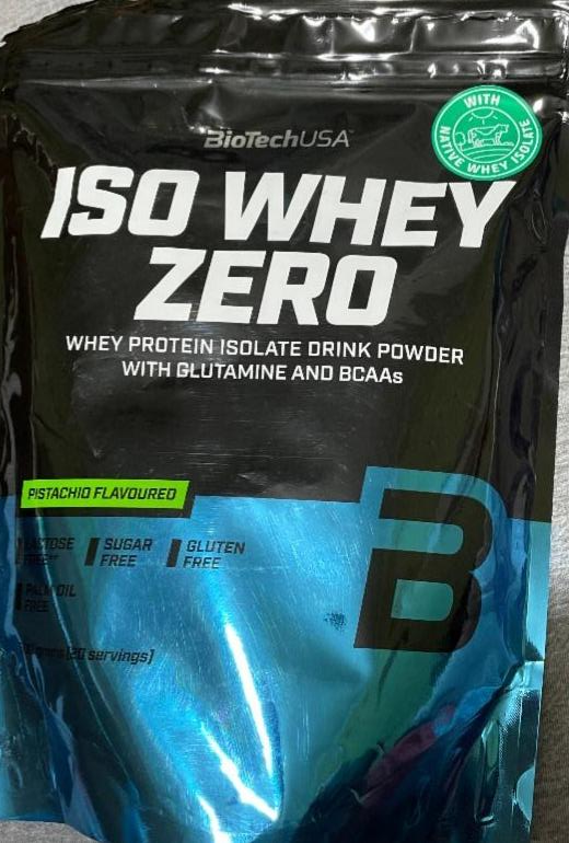 Фото - Протеїн ISO Whey Zero Фісташка BioTech USA