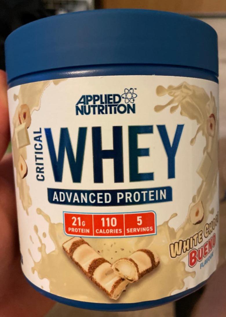 Фото - Critical Whey Advanced Protein White Chocolate Bueno Applied Nutrition