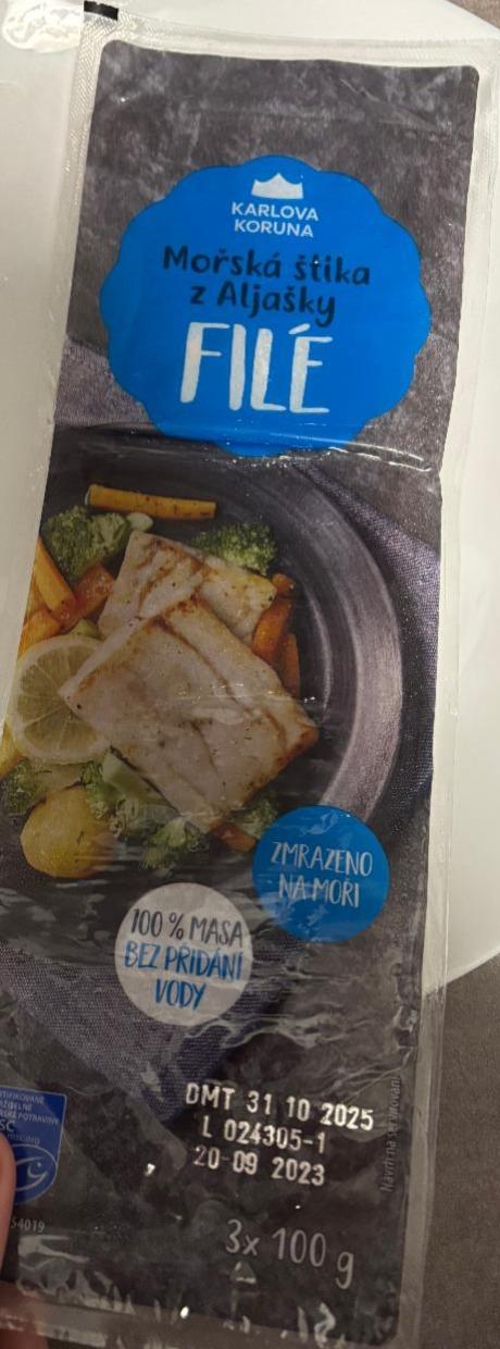 Фото - Mořská štika z aljašky filé Karlova Koruna