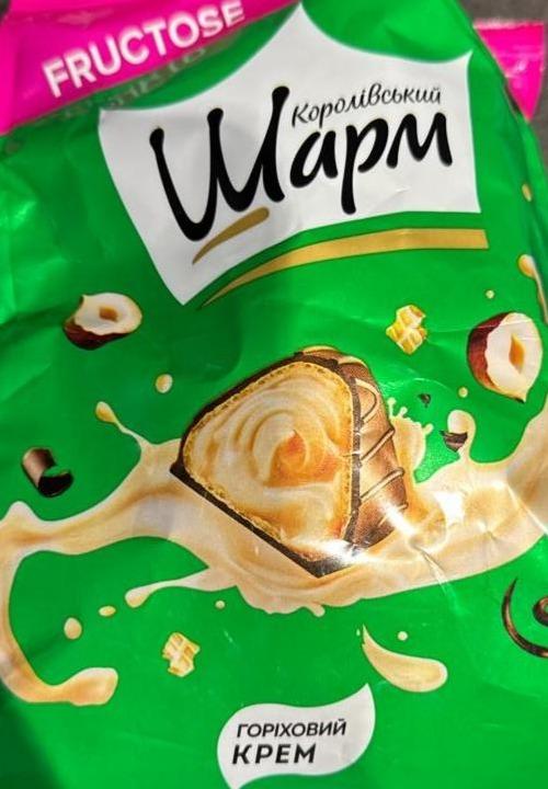 Фото - Цукерки королівський шарм горіховий крем з фруктозою АВК