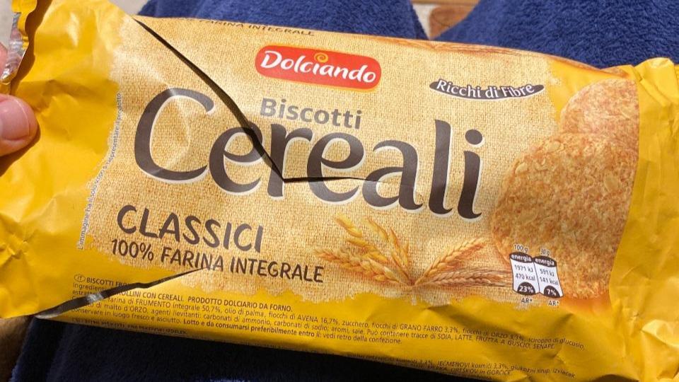 Фото - Печиво Cereali Biscotti Dolciando