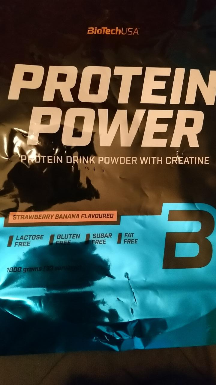 Фото - Протеїн полуниця-банан Protein Power Biotech USA