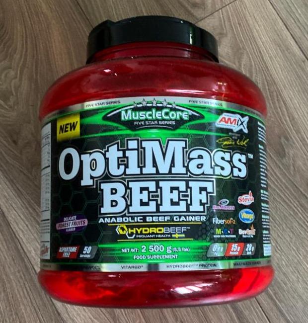 Фото - Гейнер Gainer OptiMass Beef Amix