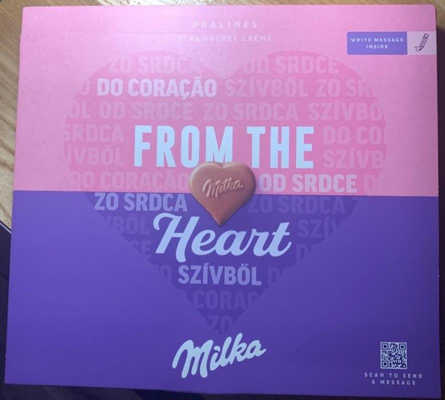 Фото - Milka strawberry pralines