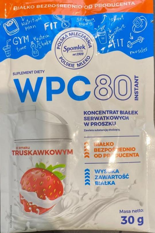 Фото - Saszetka białko wpc80 smak truskawkowy Spomlek