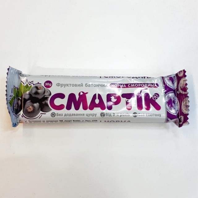 Фото - батончик смартік чорна смородина
