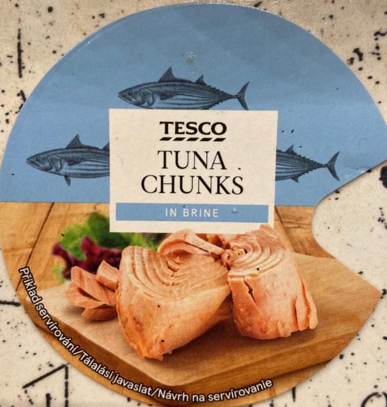 Фото - Tuna chunks in brine Tesco