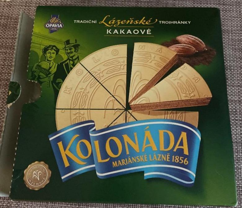 Фото - Kolonáda tradiční lázeňské trojhránky kakaové Opavia