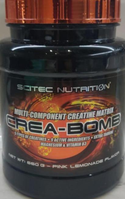 Фото - Біологічно активна добавка Креатин Crea-bomb Рожевий лимонад Scitec Nutrition
