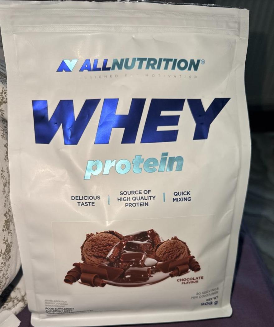 Фото - Whey Protein Chocolate flavour Allnutrition