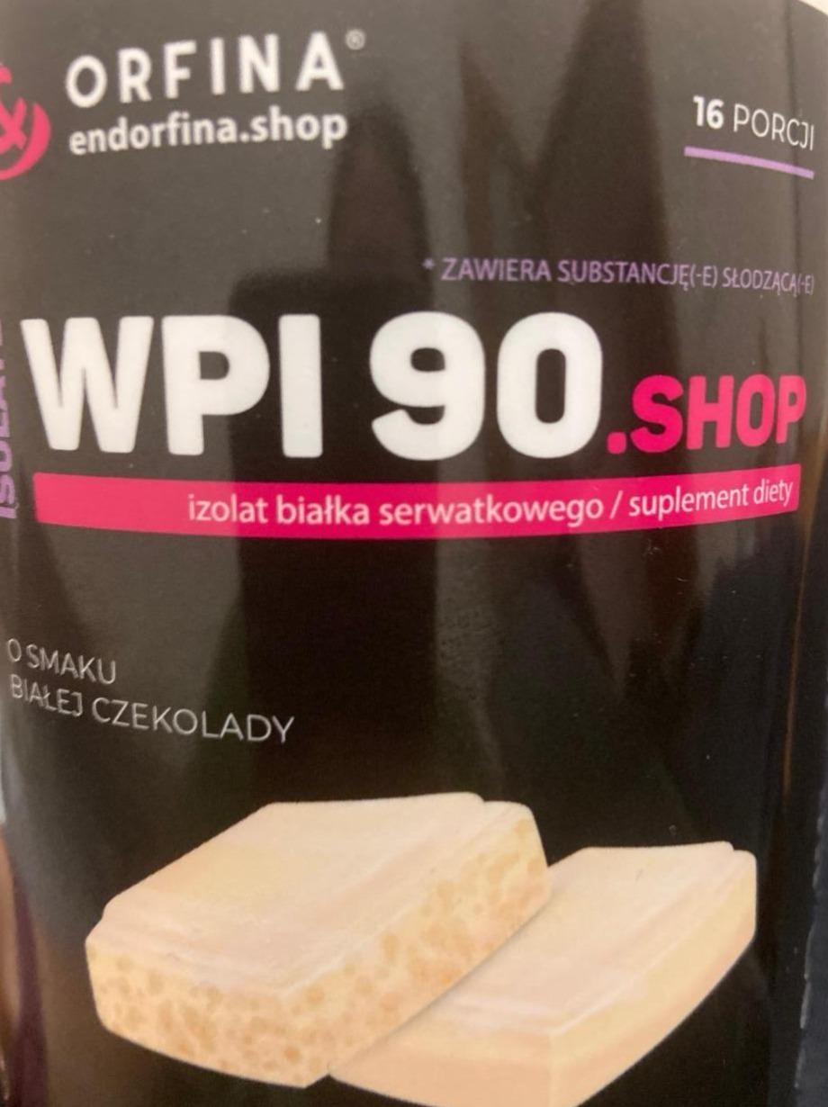 Фото - Протеїнова добавка Isolate WPI 90 білий шоколад Orfina