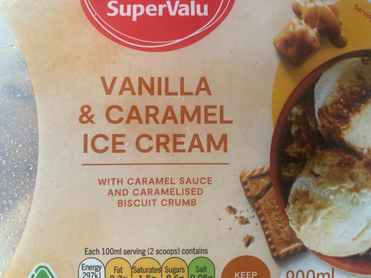 Фото - Vanilla & caramel ice cream SuperValu