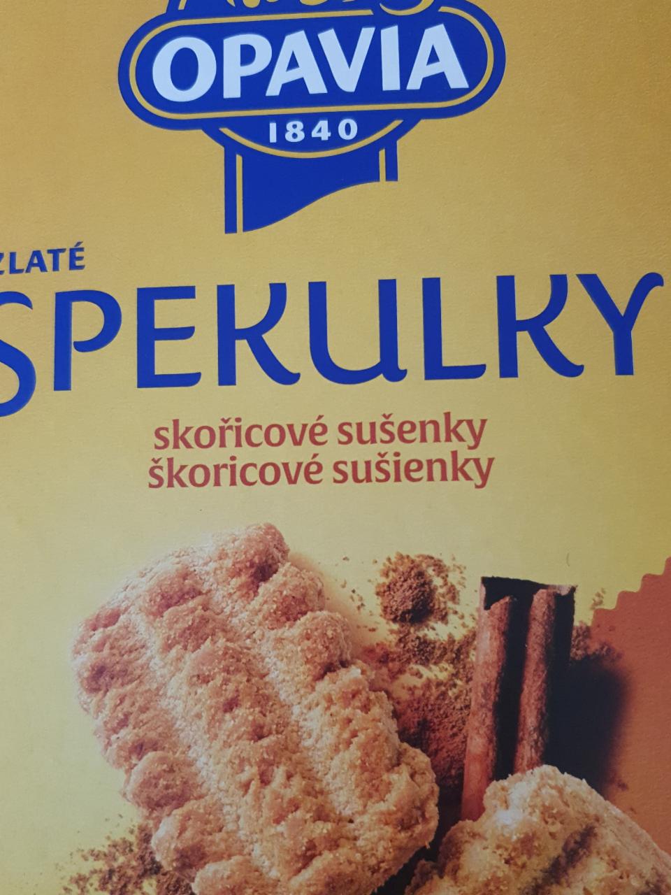 Фото - Печиво з корицею Golden Specules Opavia